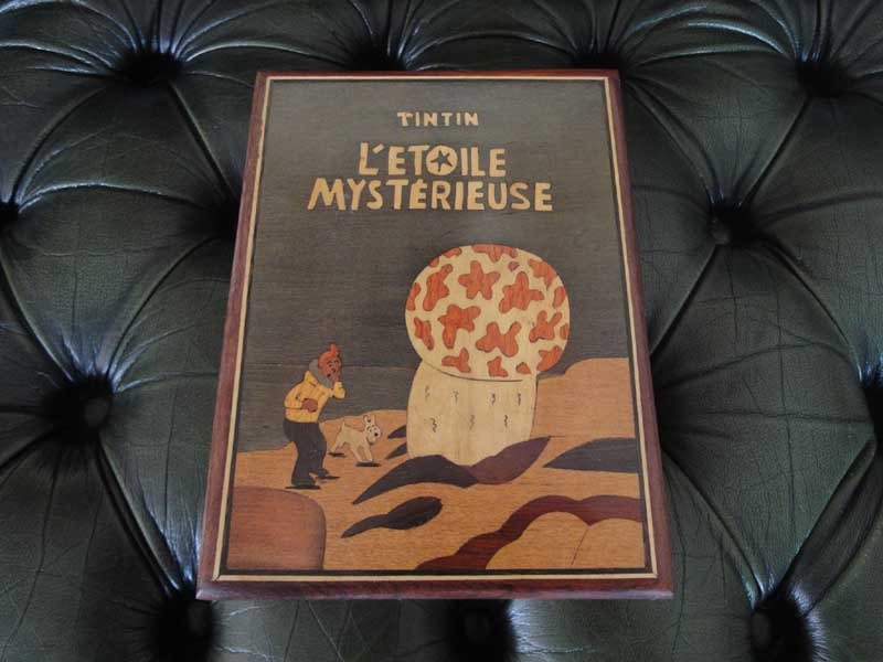 Boîte à secret en marqueterie - L étoile mystérieuse