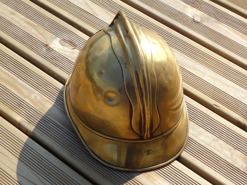 Casque de pompier ancien - Modèle 1895