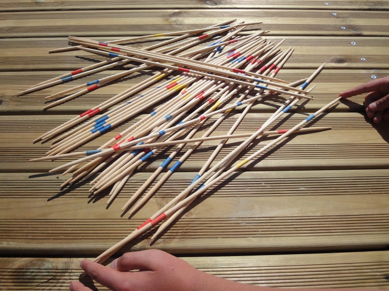 Mikado géant en bois