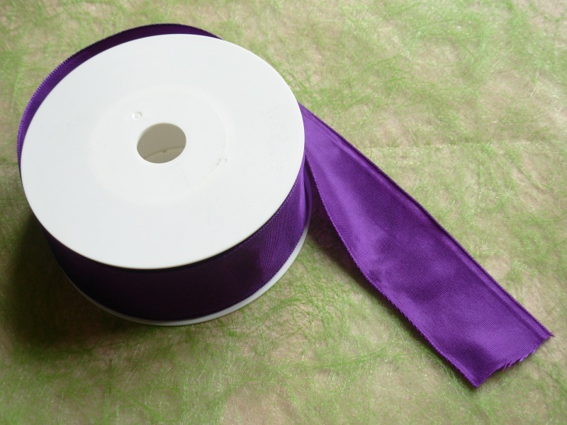 Ruban laitonné violet - 40 mm