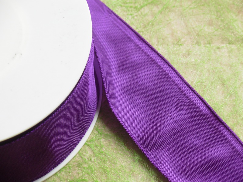 Ruban laitonné violet - 40 mm
