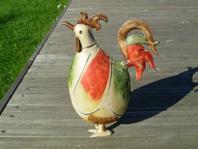 Statuette de poule décorative