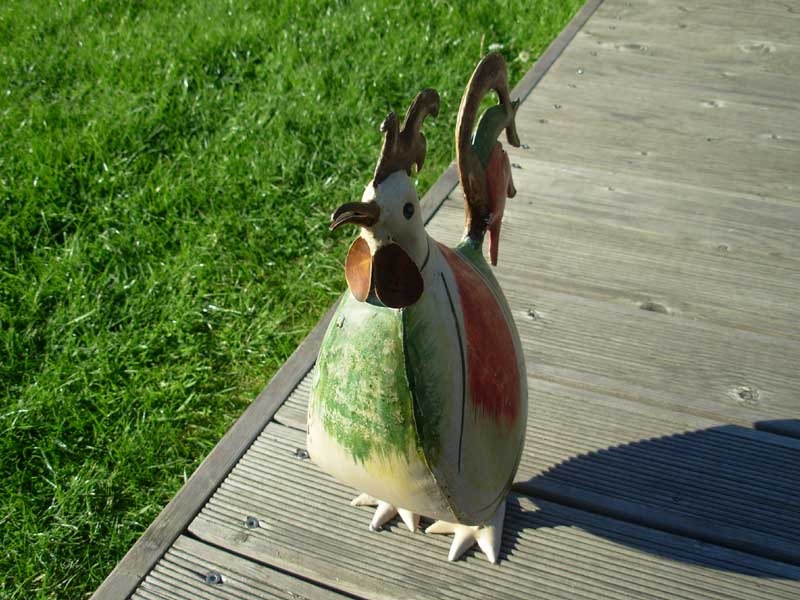 Statuette de poule décorative