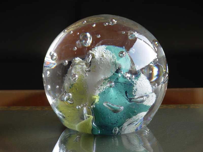 Sulfure presse-papier en forme de sphère